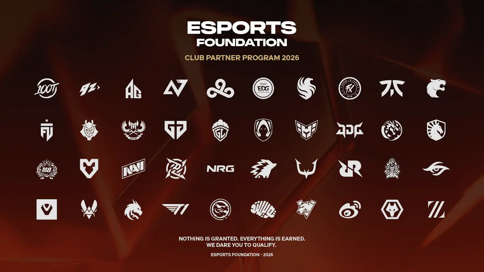 Esports Foundation Unveils 2026 Club Partner Program with 40 Elite ...